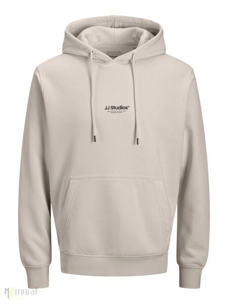 Jack & Jones Jjesoho Bej Kapuşonlu Sweat