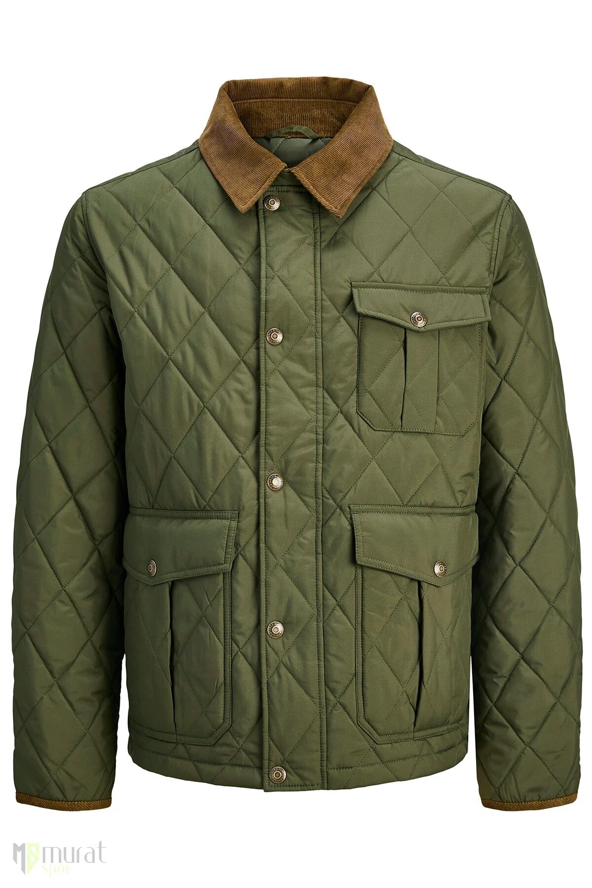 Jack & Jones Jprblubryan Kapitone Ceket Haki