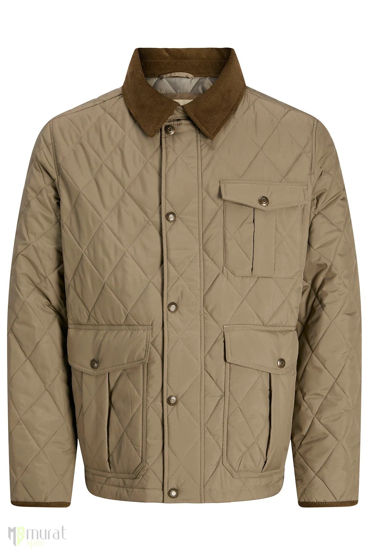 Jack & Jones Jprblubryan Kapitone Ceket Bej