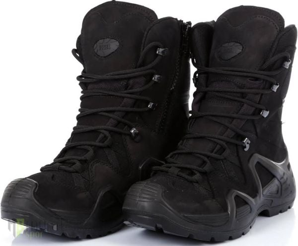 Vogel M 1491 Fermuarlı Siyah Askeri Bot