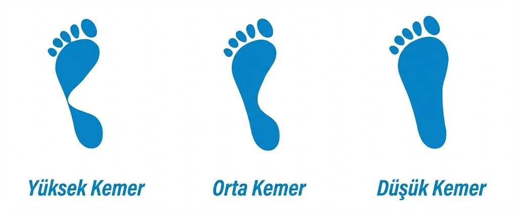 <strong>Ayak tipleri</strong> karşılaştırması