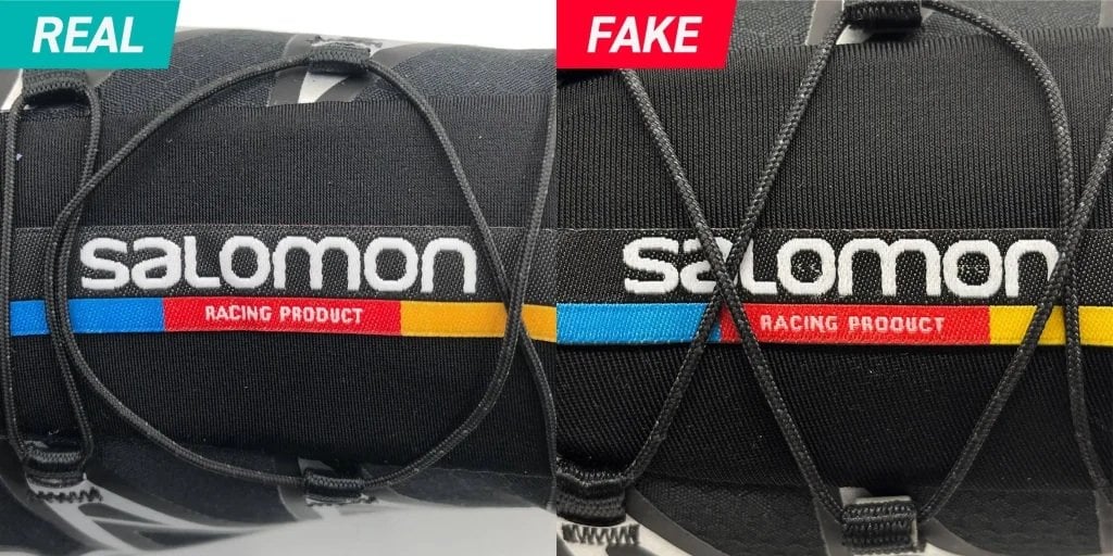 Salomon Ayakkabı İç Taban Logosu Karşılaştırması