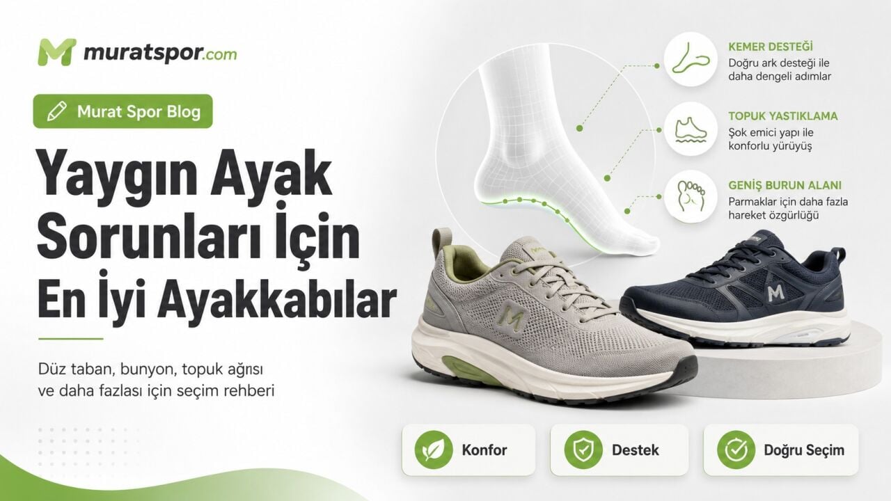 Yaygın Ayak Sorunları İçin En İyi Ayakkabılar