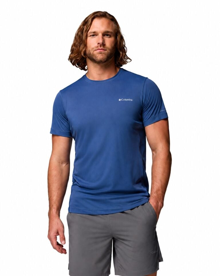 Columbia Zero Rules Light Mavi Teknik T-Shirt