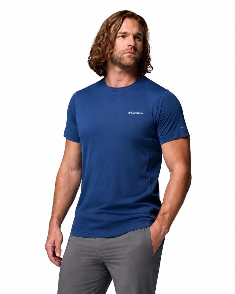 Columbia Zero Rules Light Mavi Teknik T-Shirt
