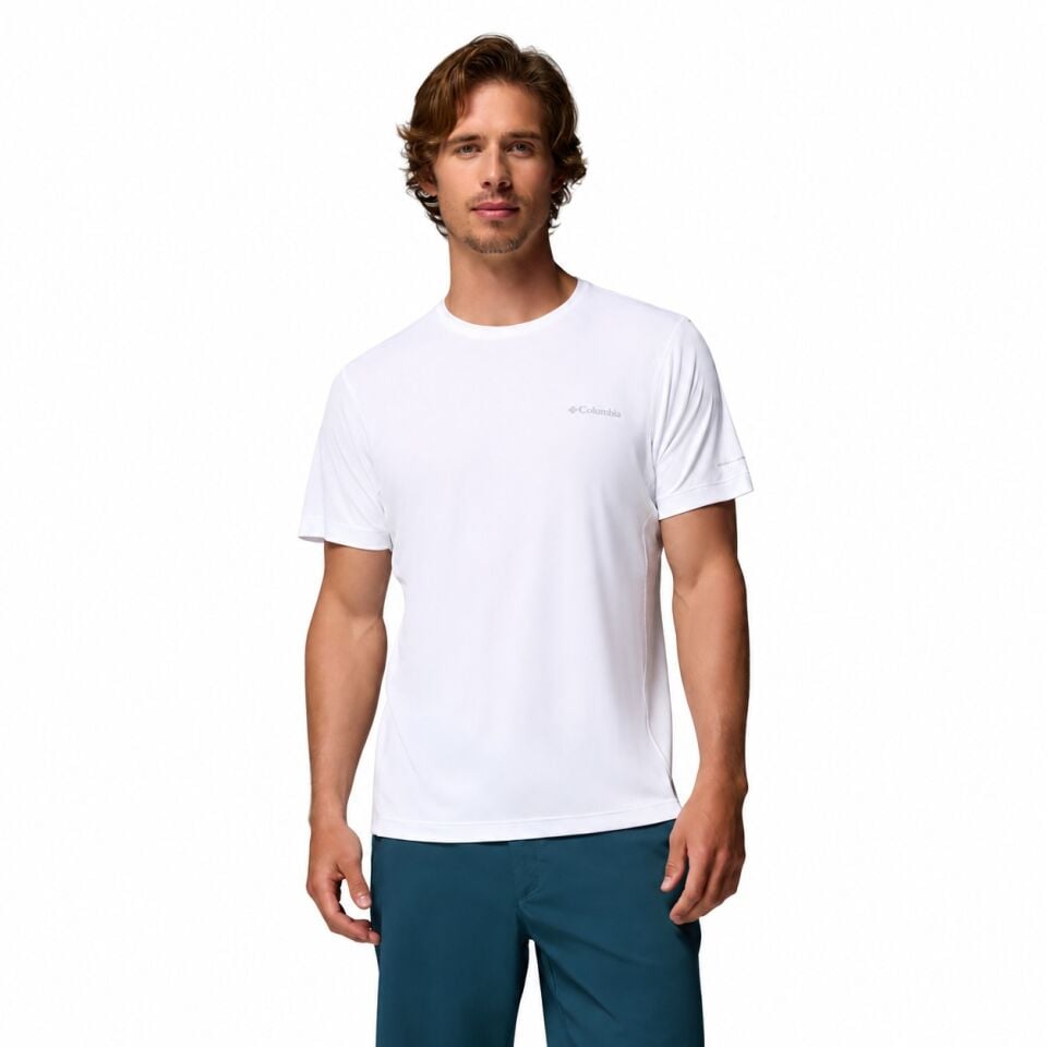 Columbia Zero Rules Light Beyaz Teknik T-Shirt
