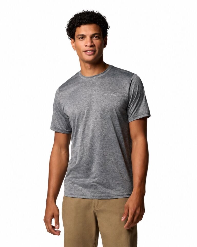 Columbia Hike Crew Erkek Teknik T-Shirt Gri
