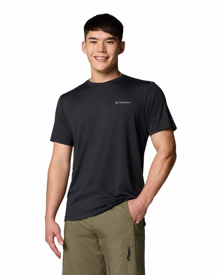 Columbia Tech Trail Utility Teknik T-shirt Siyah