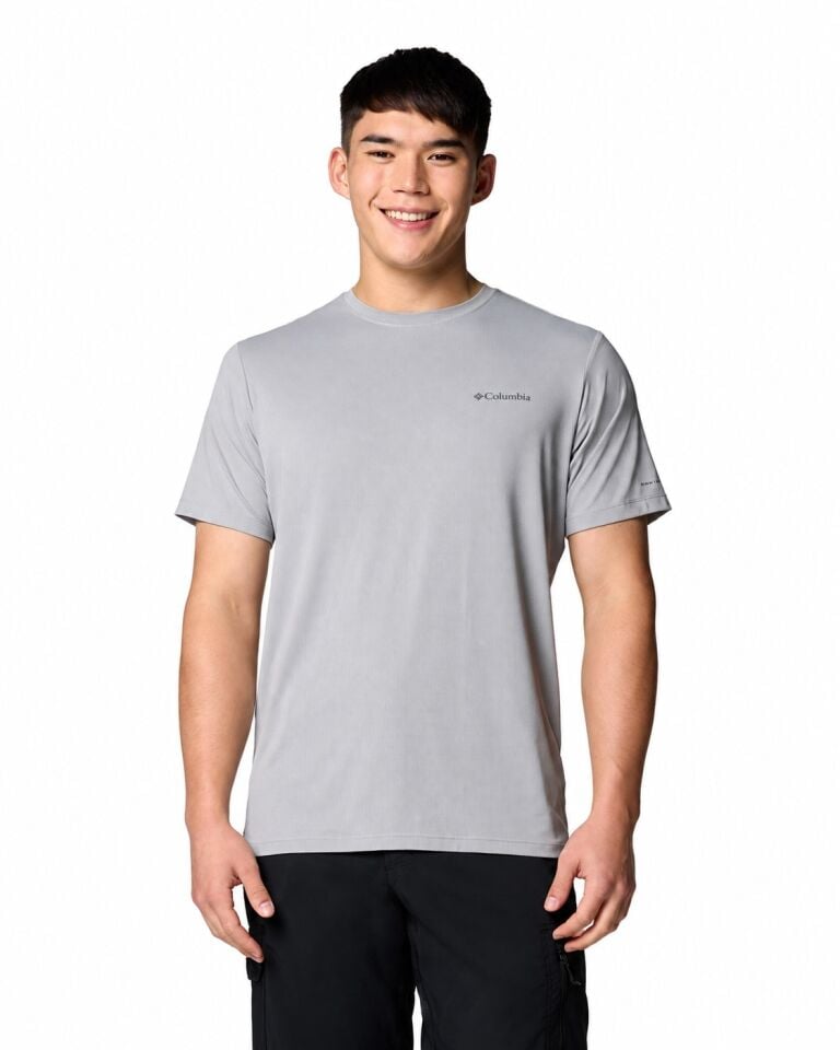Columbia Tech Trail Utility Teknik T-shirt Gri