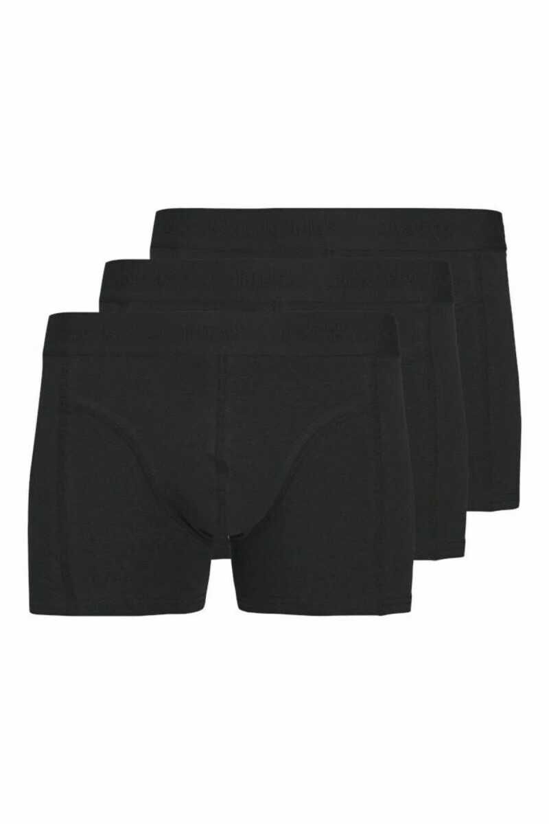 Jack & Jones Jacordınary 3'lü Erkek Boxer Siyah