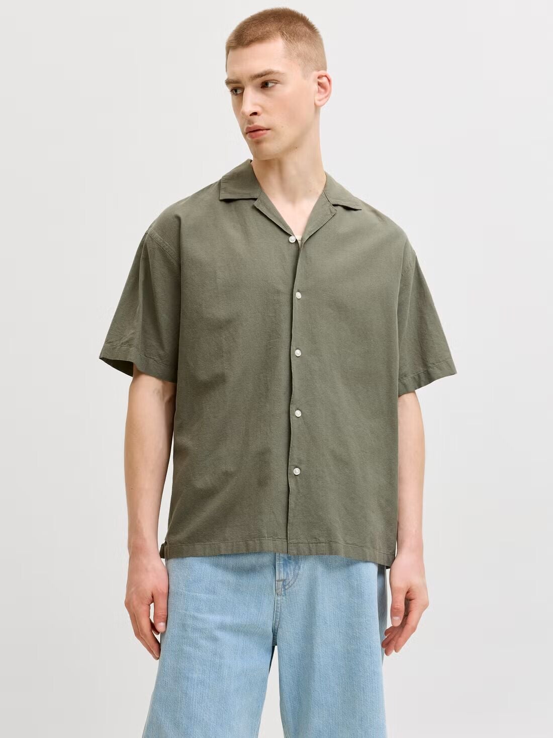 Jack & Jones Breeze Resort Haki Gömlek
