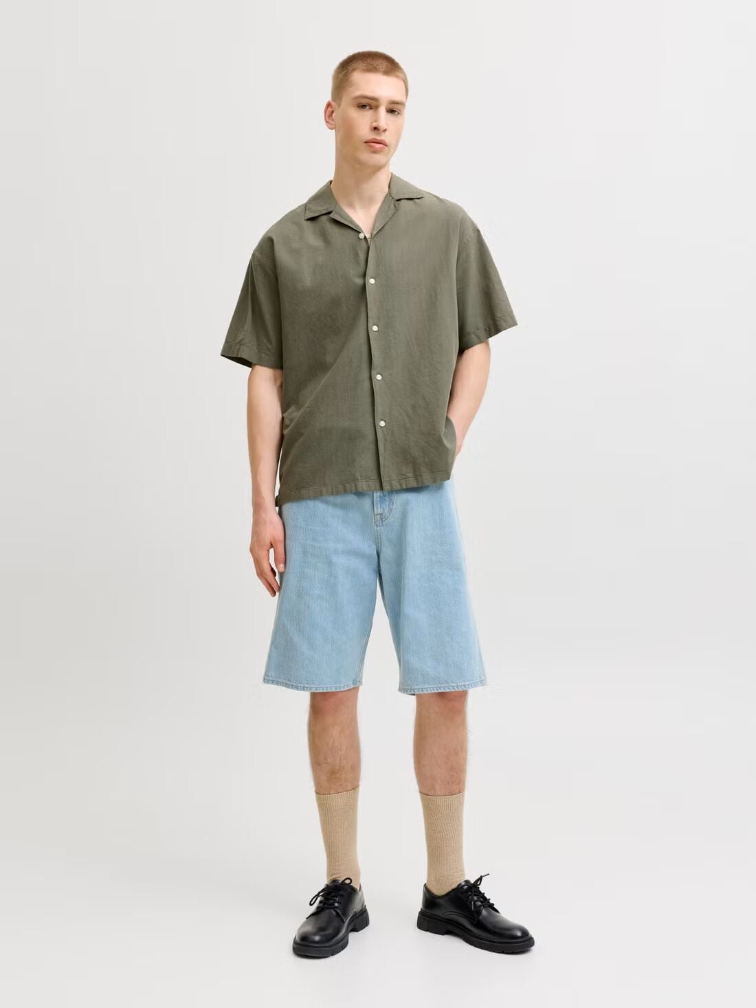 Jack & Jones Breeze Resort Haki Gömlek