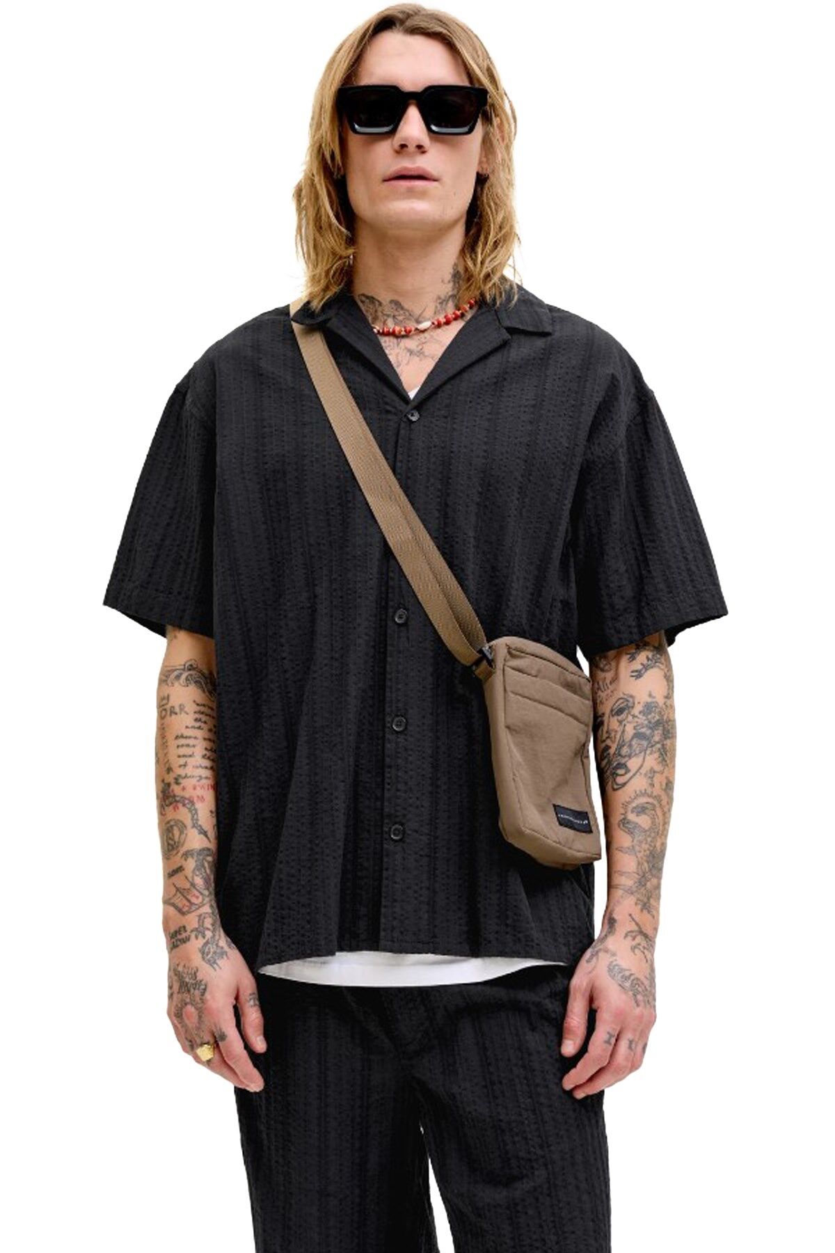 Jack & Jones Jjetyson Resort Siyah Gömlek