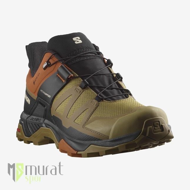 Salomon X Ultra 4 GTX Outdoor Ayakkabı Haki 44 2/3