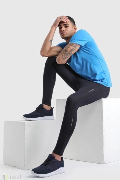 Airlife Erkek Sporcu Tayt Lacivert 22012