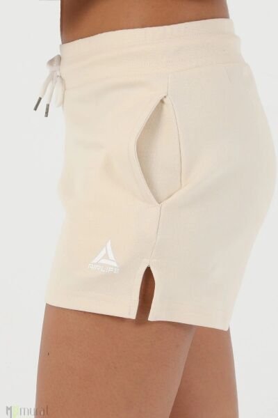 Airlife Kadın Pamuklu Sporcu Bej Şort 17033