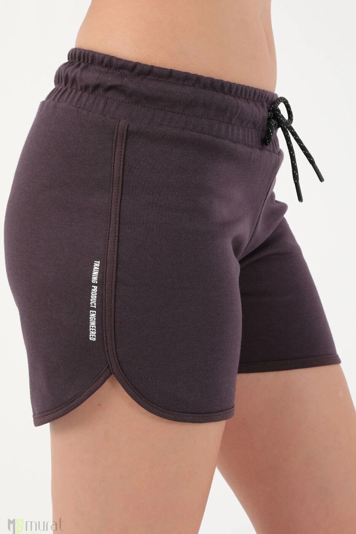 Airlife Kadın Pamuklu Sporcu Mürdüm Şort 17022