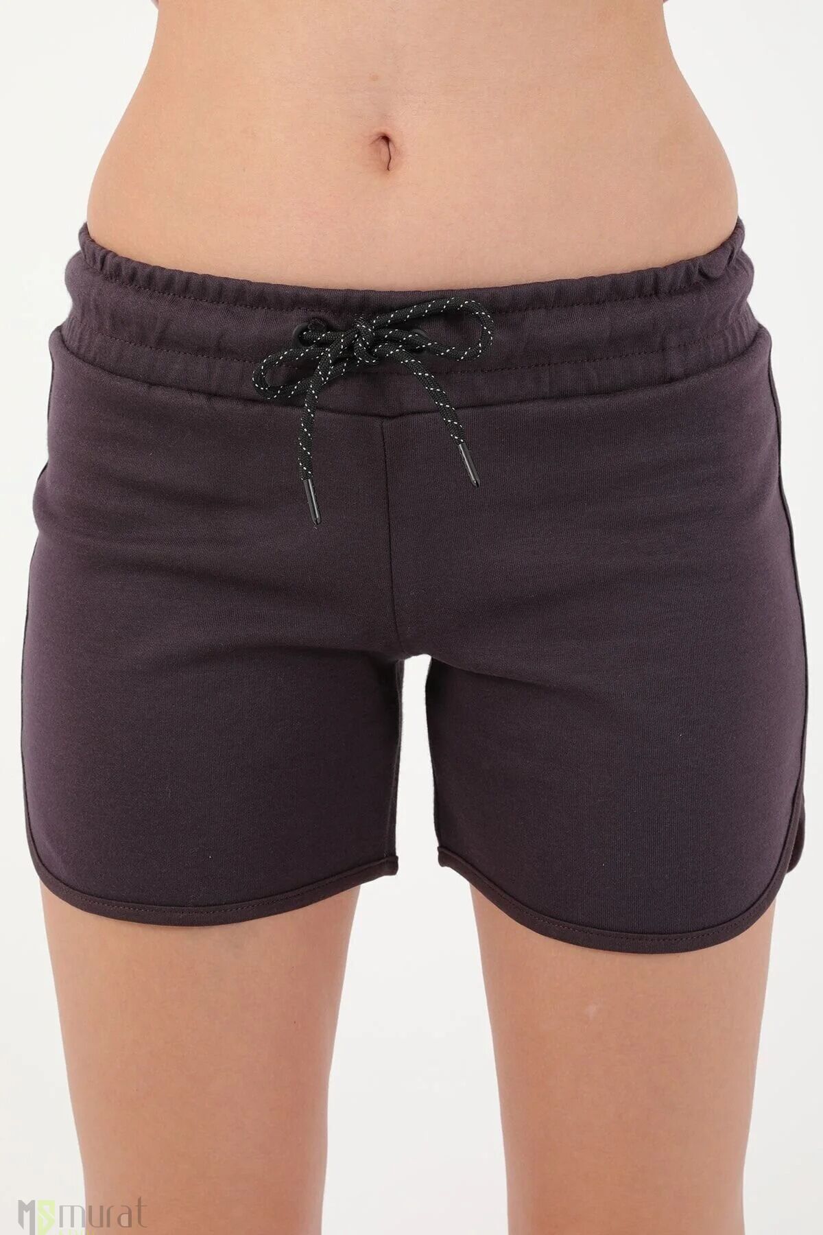 Airlife Kadın Pamuklu Sporcu Mürdüm Şort 17022