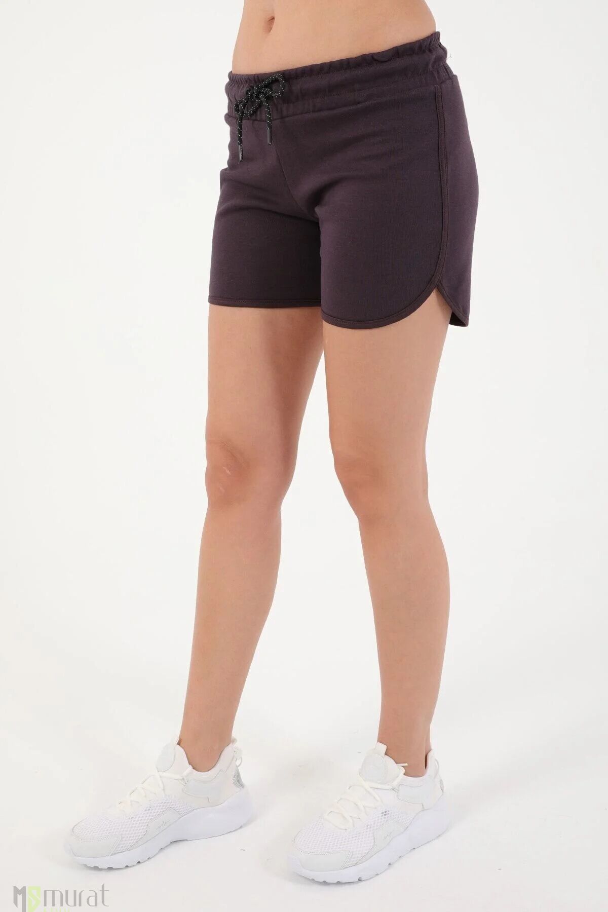 Airlife Kadın Pamuklu Sporcu Mürdüm Şort 17022