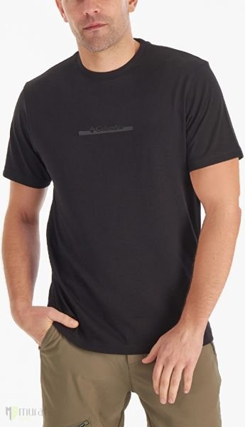 Columbia Csc Bar Split Graphic T-Shirt Siyah