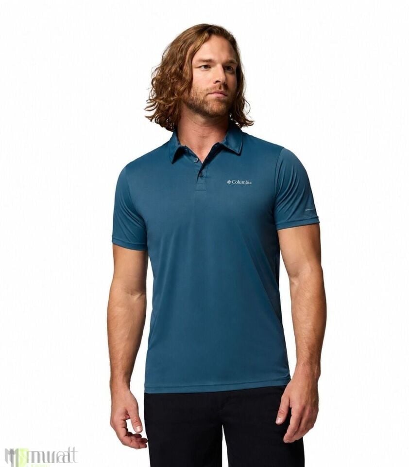 Columbia Hike Polo T-Shirt Mavi