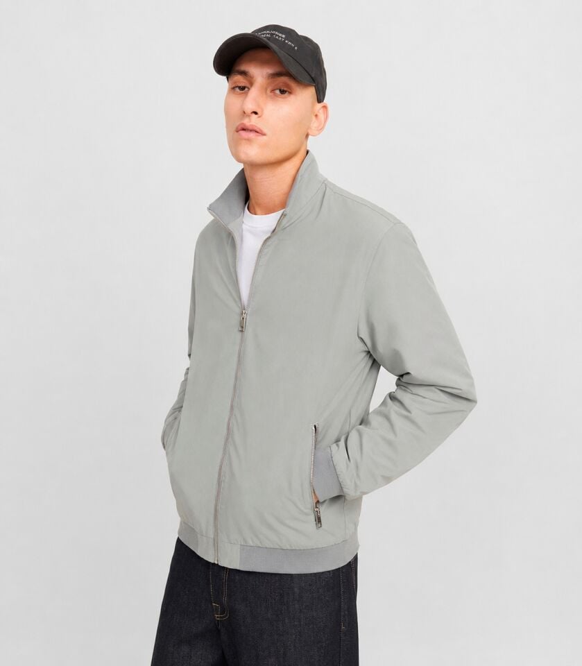 Jack & Jones Rush Harrington Gri Bomber Ceket