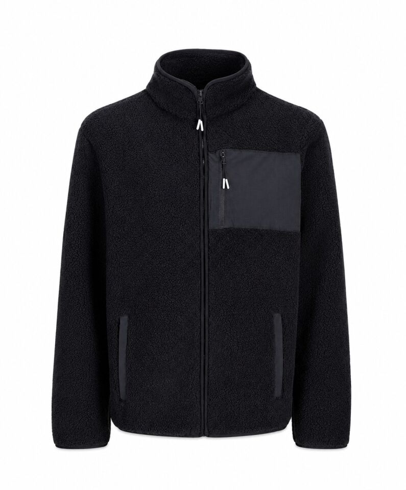 Jack & Jones Jjthatcher Fleece Siyah Mont