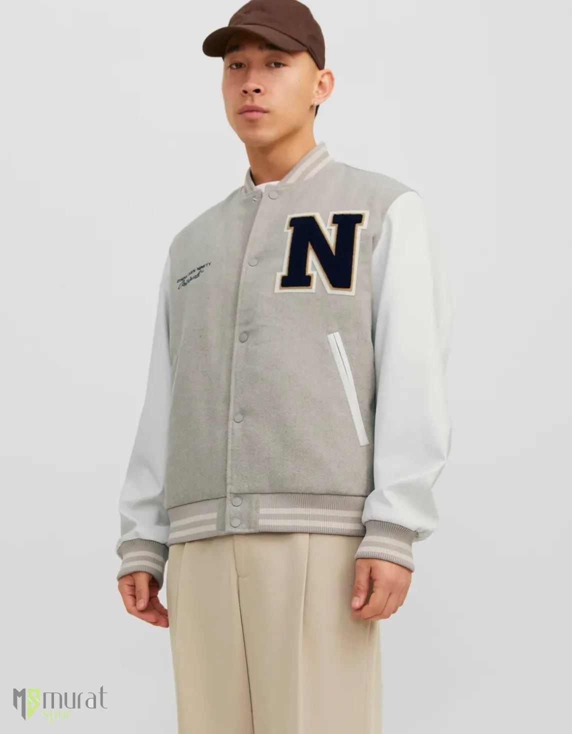 Jack & Jones Jorcollege Wool Bomber Noos Ceket | Murat Spor